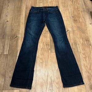 Joe’s curvy bootcut dark denim jeans size 27